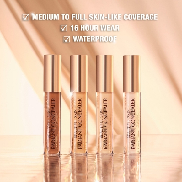 NIB CHARLOTTE TILBURY BEAUTIFUL SKIN RADIANT CONCEALER, SHADE 4 FAIR PALE - Picture 6 of 9